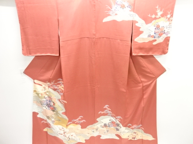 Japanese Kimono / Homongi Tsukesake Silk